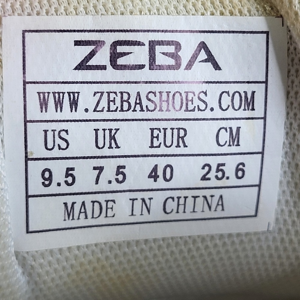 Zeba Hands Free Sneakers Womens 9.5 Cream White Knit Slip On Walking Shoes - Picture 6 of 14